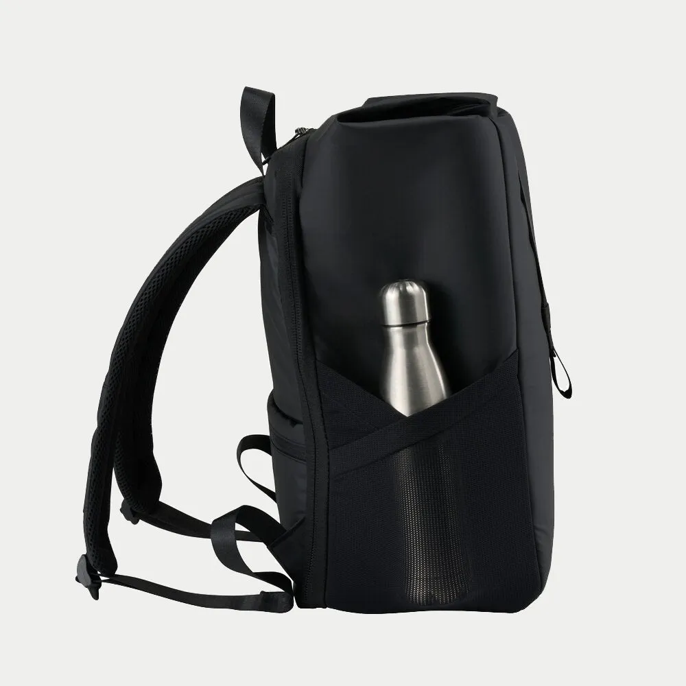 Cabin Max Iseo zaino rolltop 40x20x25 20L RPET Nero antipioggia