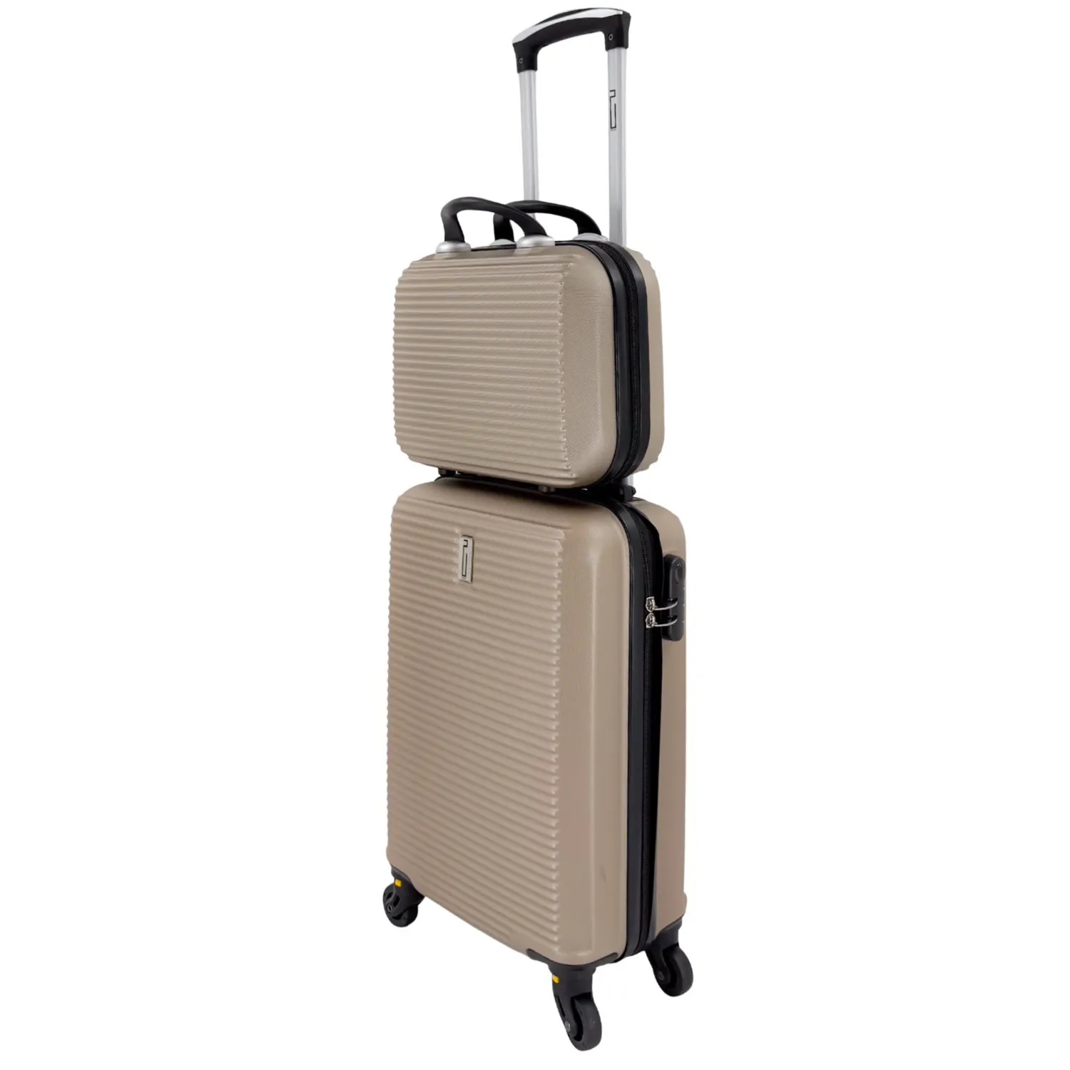 CELIMS XS Valigia Cabina 45 cm + Beauty Champagne ABS