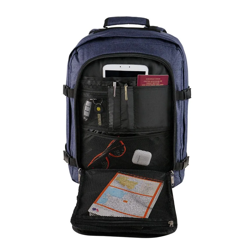 Cabin Max Metz 30L zaino cabina 45x36x20 blu leggero