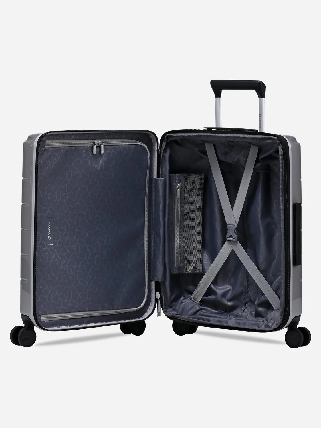 Eminent Voyager Cabina trolley espandibile argento rigido