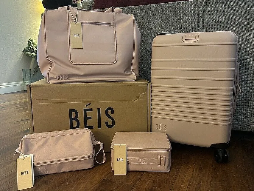 Beis The Dopp Kit pochette Maple con gancio