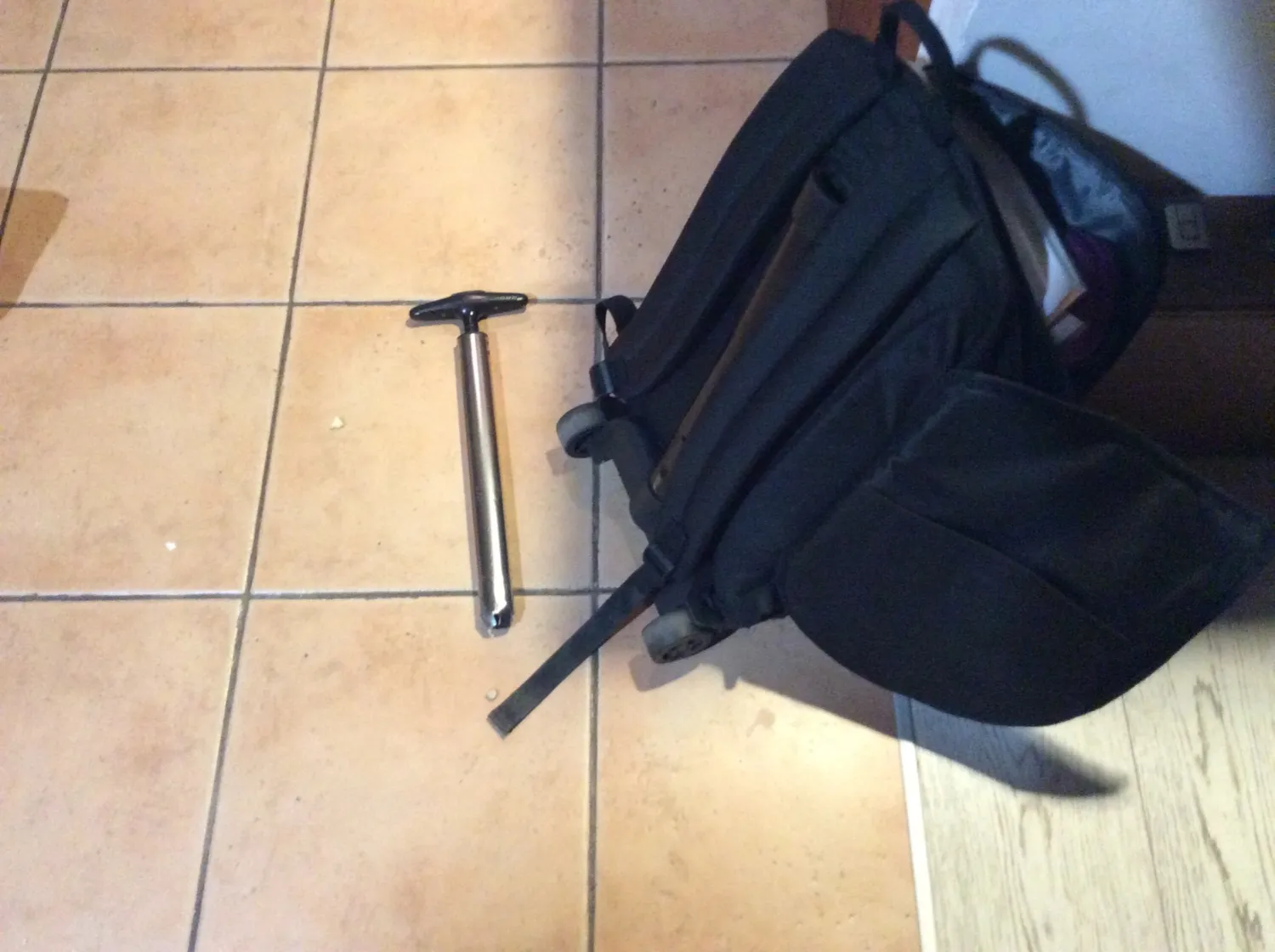 Kono Zaino Trolley Laptop 15,6" Grigio Ruote