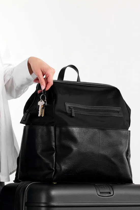 Beis Backpack Diaper Bag zaino fasciatoio nero con fasciatoio