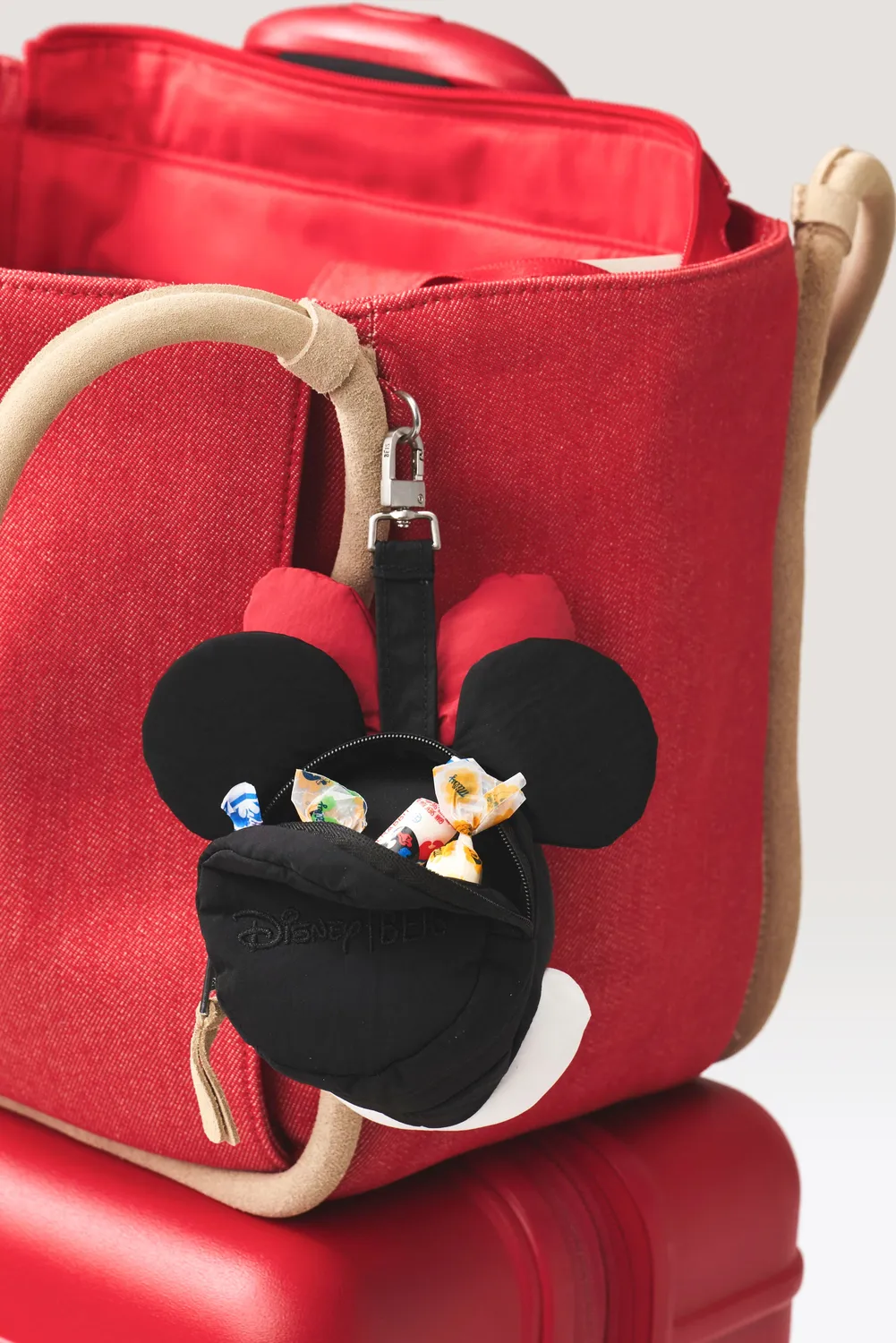 Beis Minnie Mouse pochette charm nera portatutto