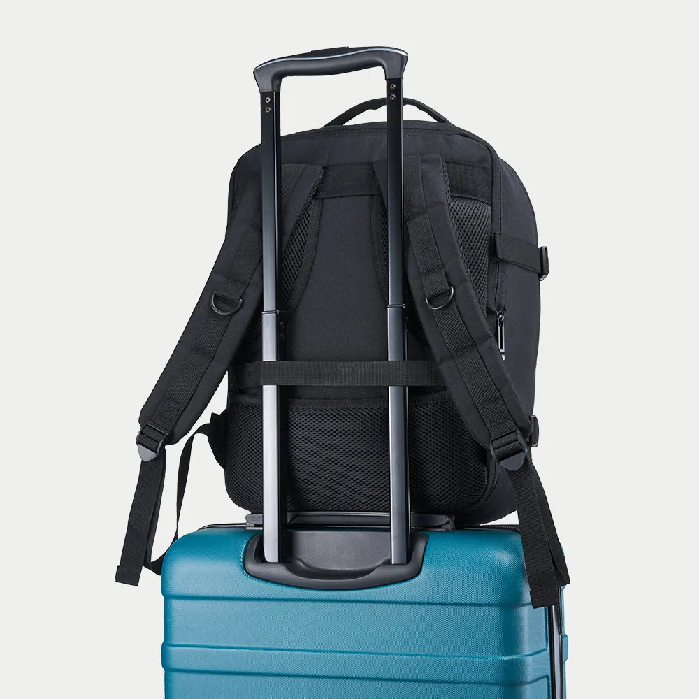 Cabin Max Lyon Metz zaino cabina espandibile 24L nero