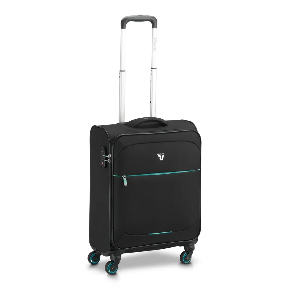Roncato Smile 2.0 trolley cabina 55 cm nero TSA