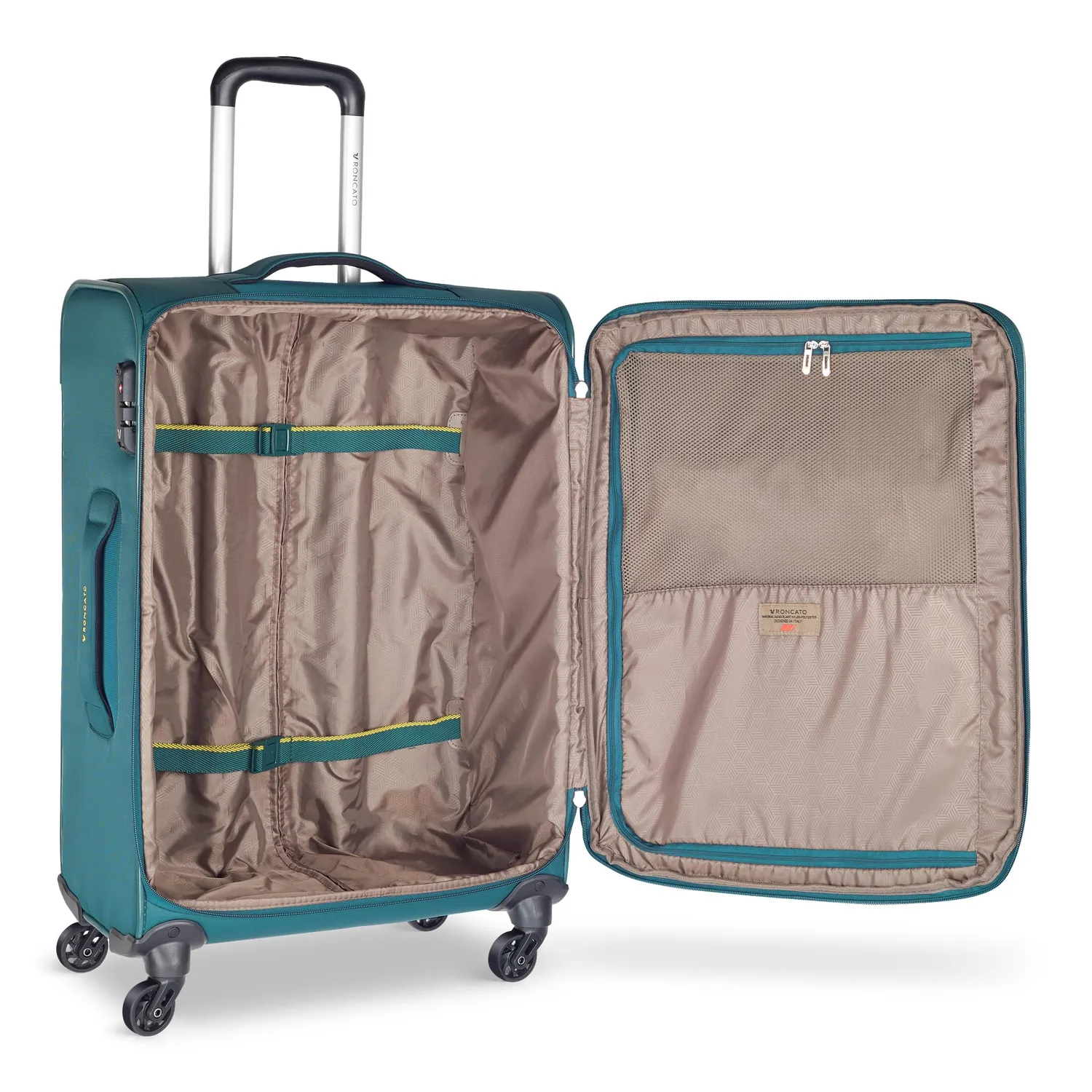 Roncato Speed Trolley Medio 67 cm Verde Bottiglia Espandibile
