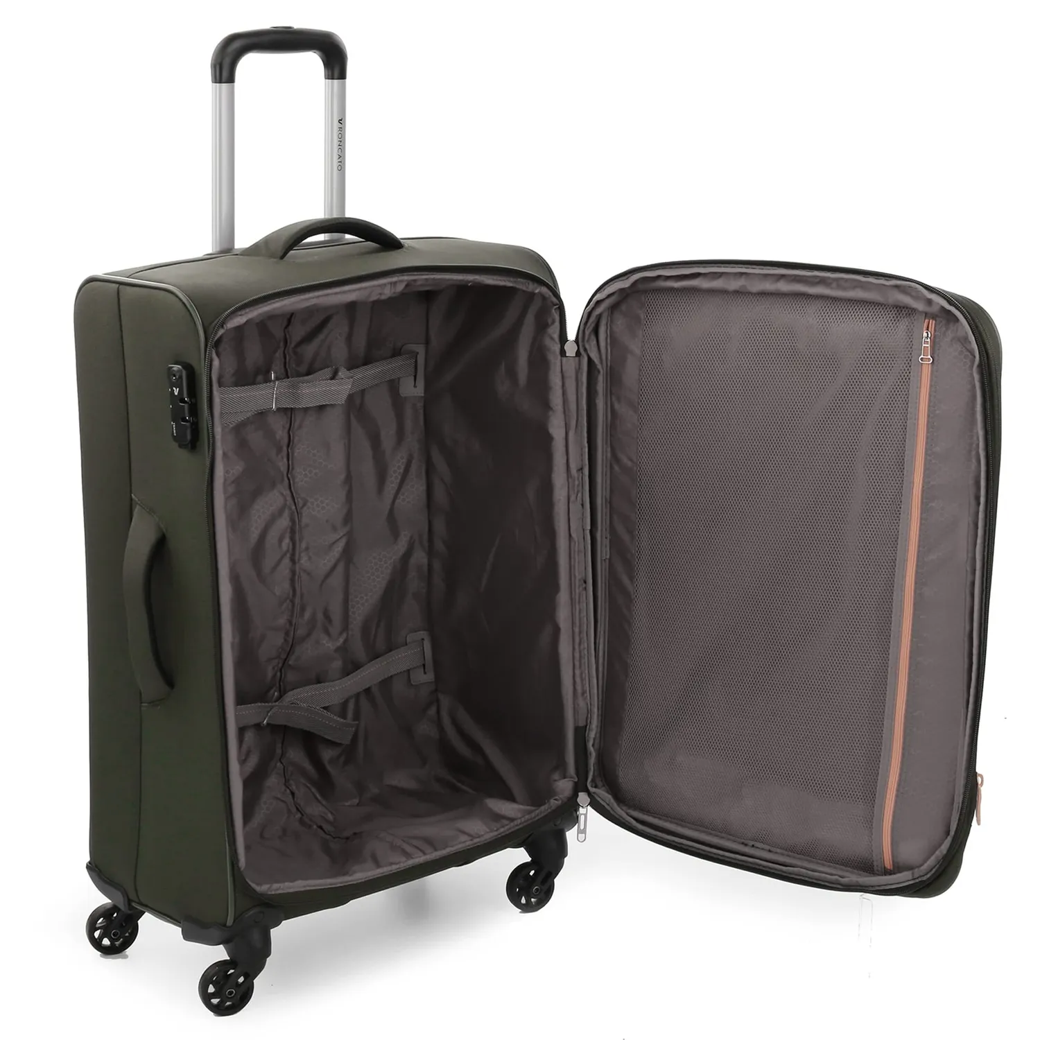 Roncato Hydra Trolley Medio Morbido 4 Ruote TSA