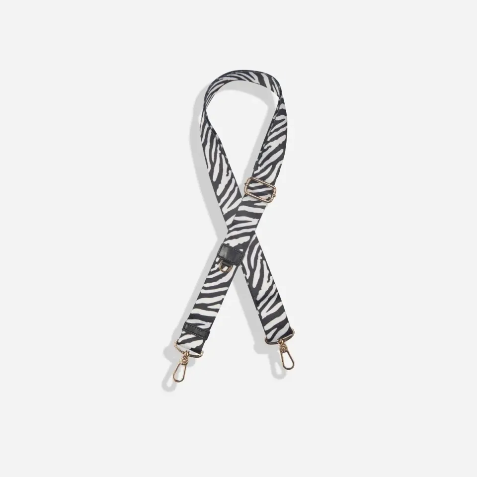 Jekyll & Hide Geneva tracolla pelle zebra gold