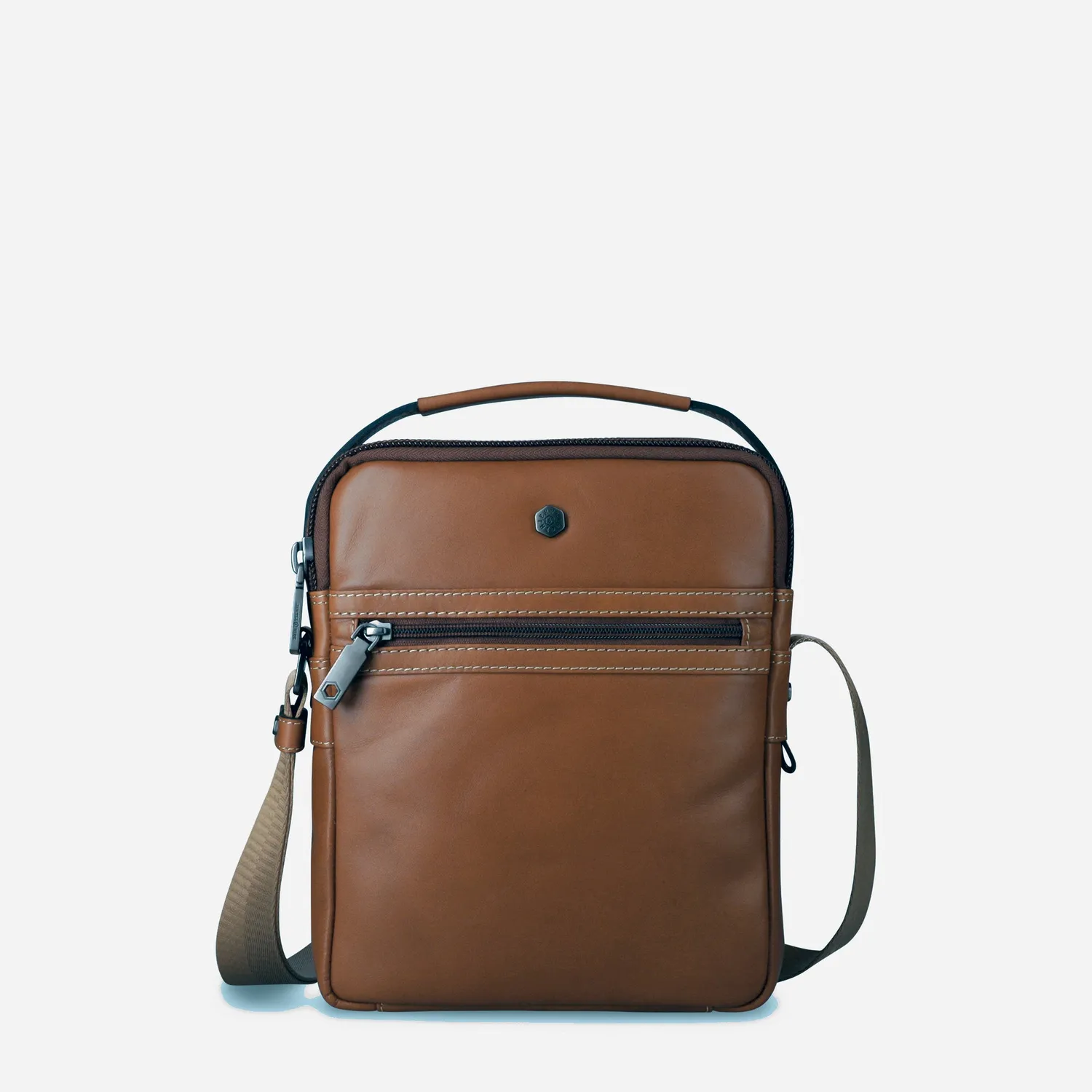 Jekyll Hide Oxford crossbody organiser pelle nero