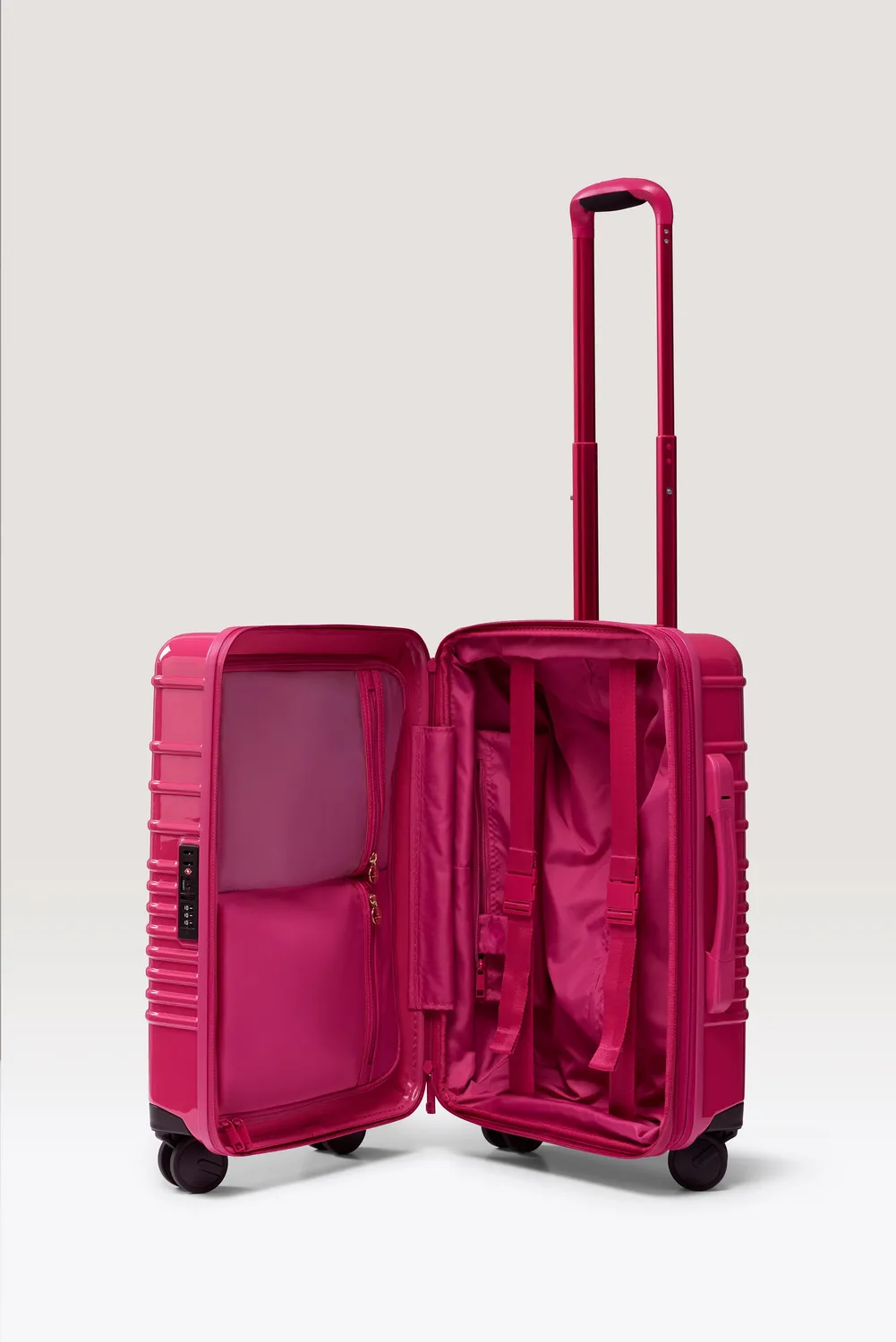 Beis Rare Carry-On Roller Limitless trolley rosa rigido
