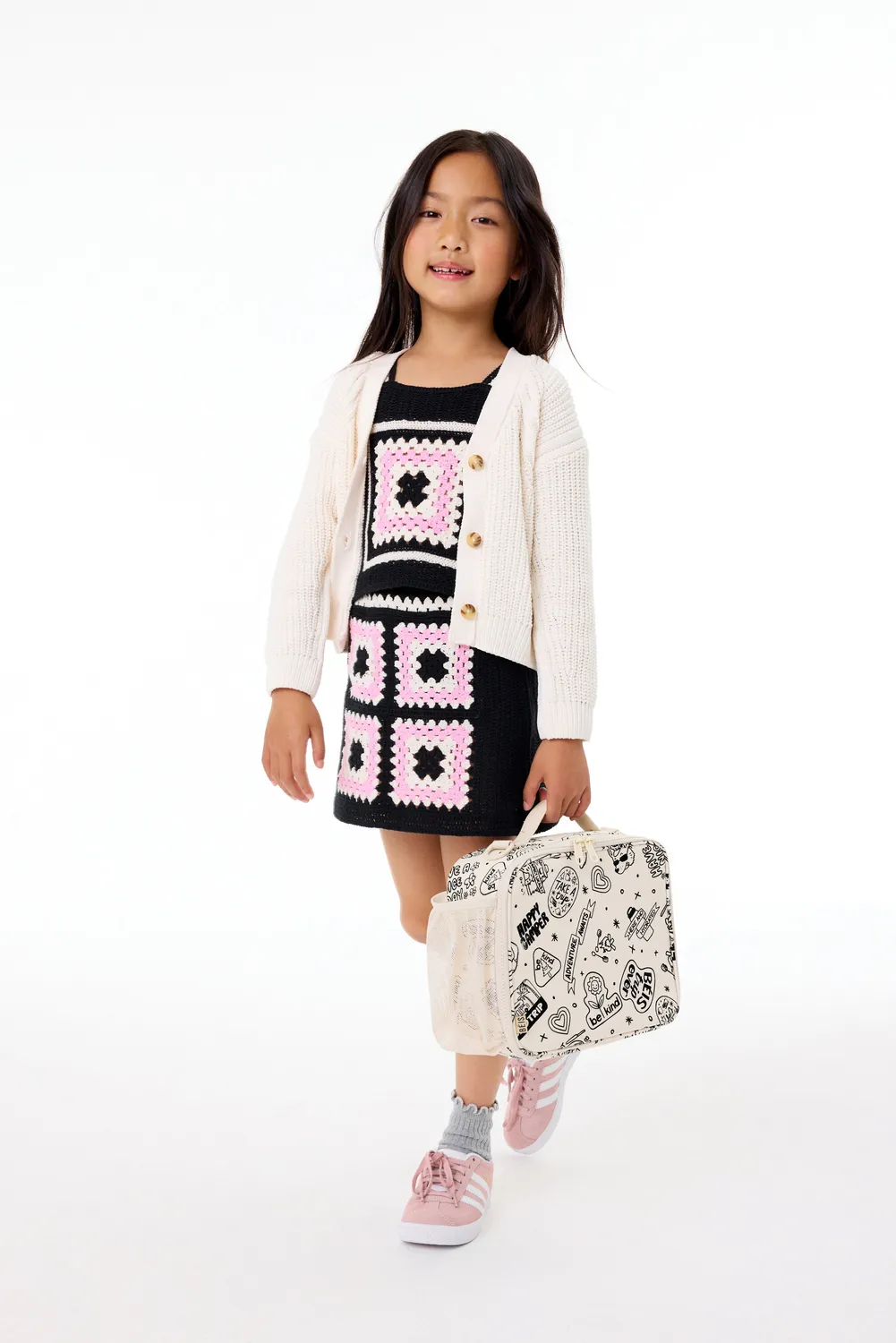 Beis Kids portamerenda doodle print