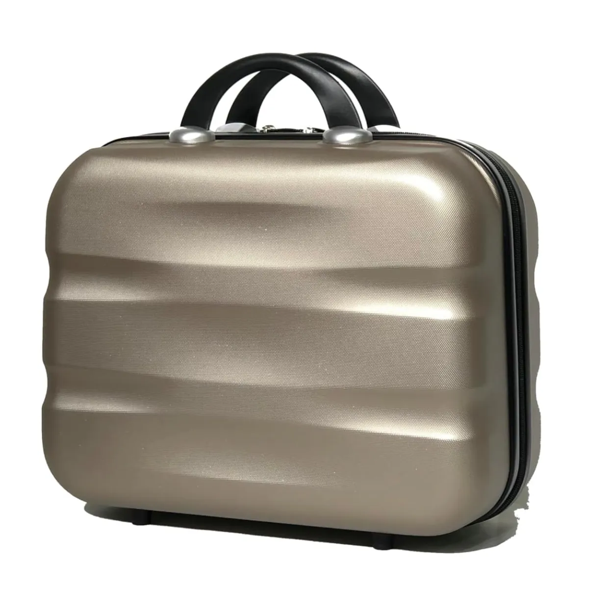 CELIMS AeroWave Valigia Stiva XL Champagne con beauty
