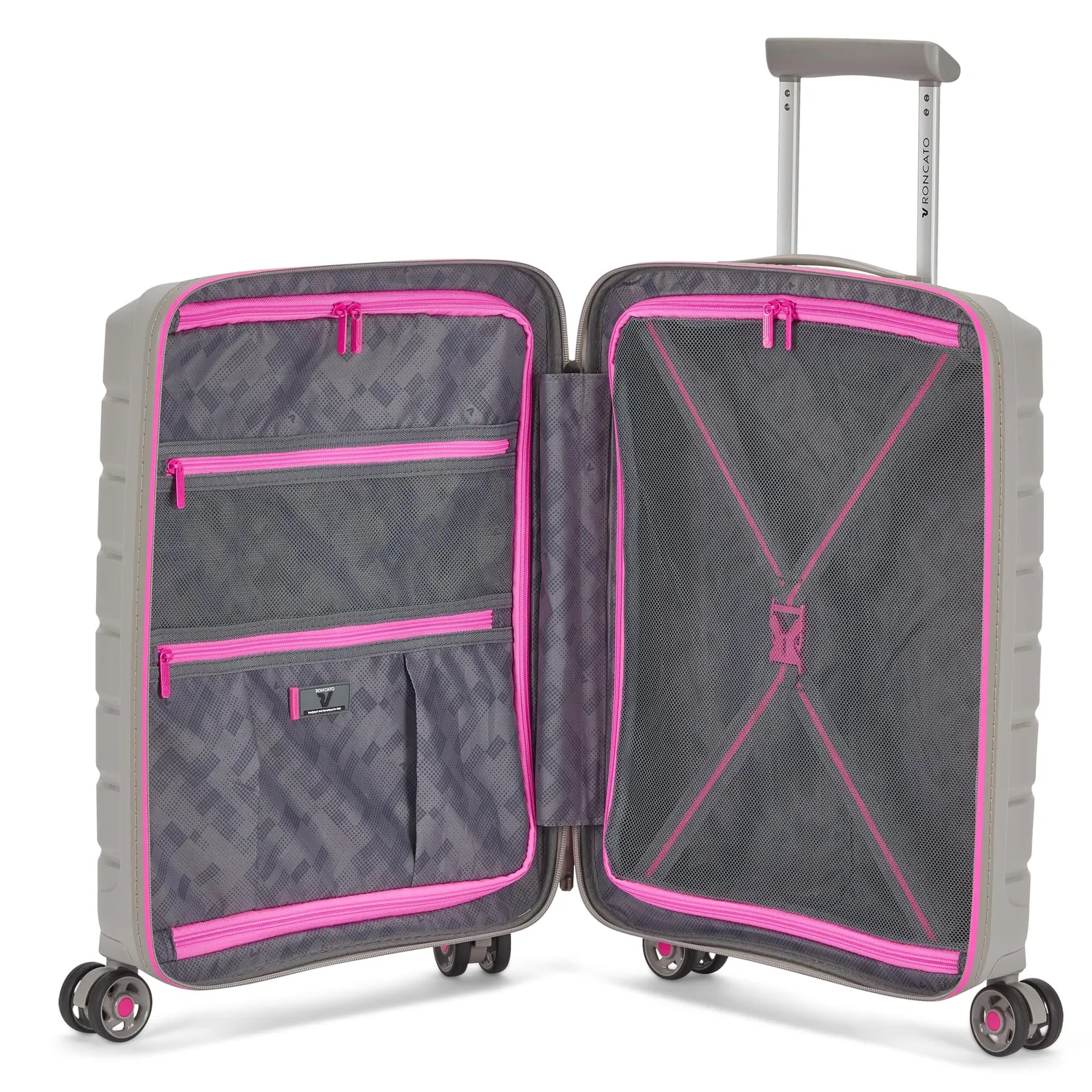 Roncato B-Flying Neon trolley cabina 55x40x20 grigio
