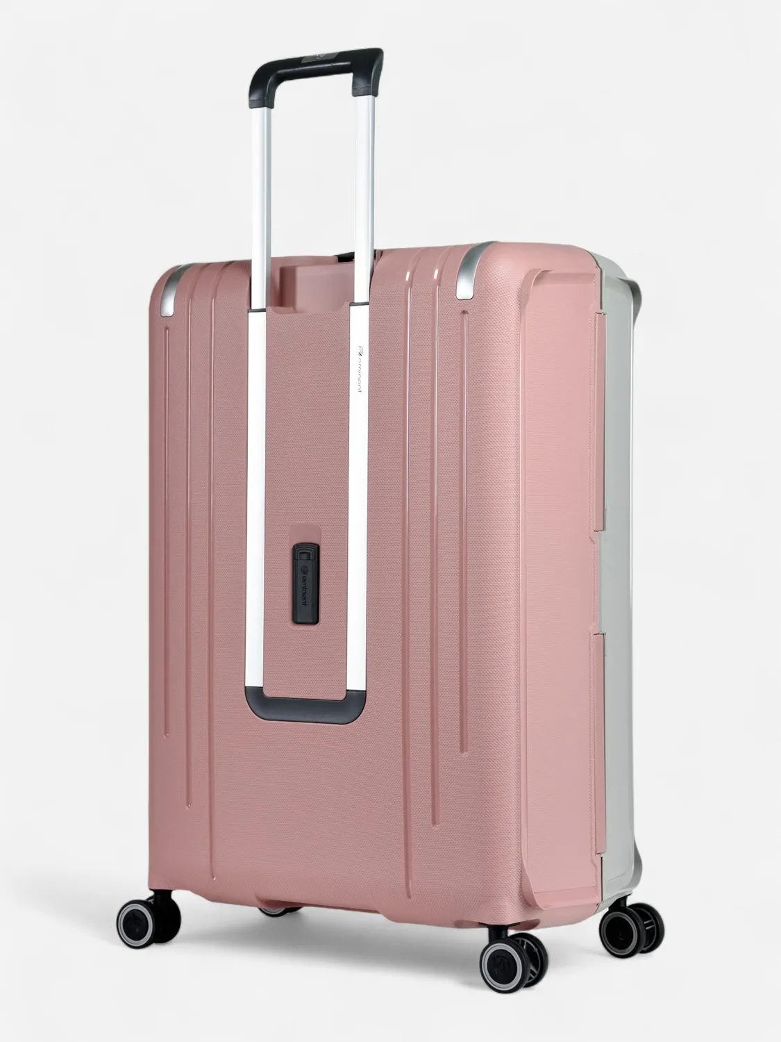 Eminent Vertica Grande valigia grigio rosa rigida