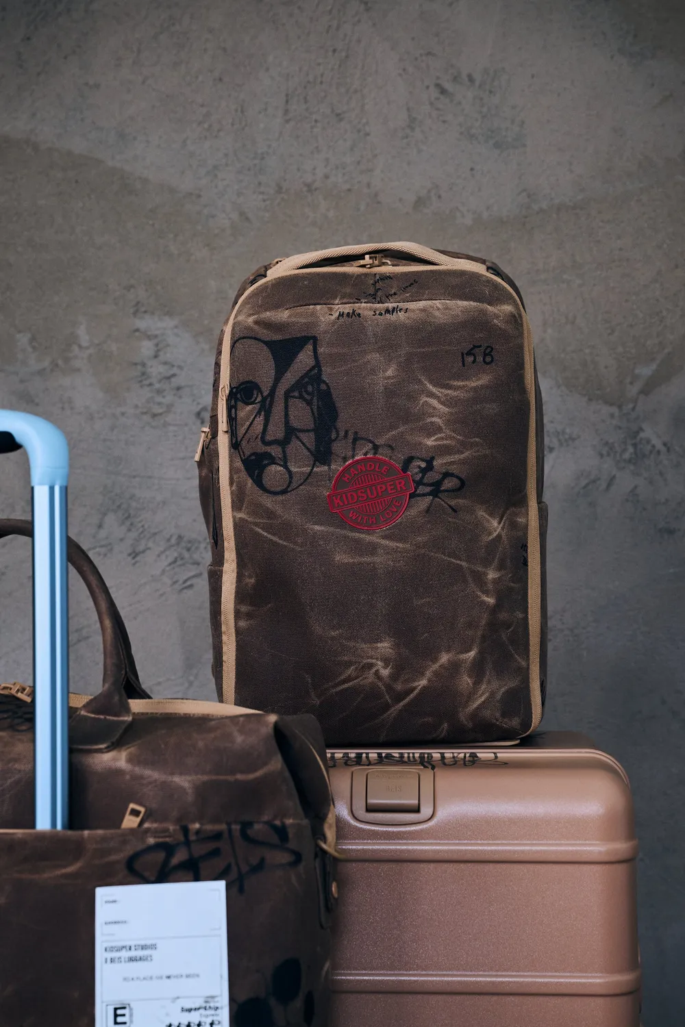 Beis x KidSuper Pro Travel zaino Cargo tela cerata
