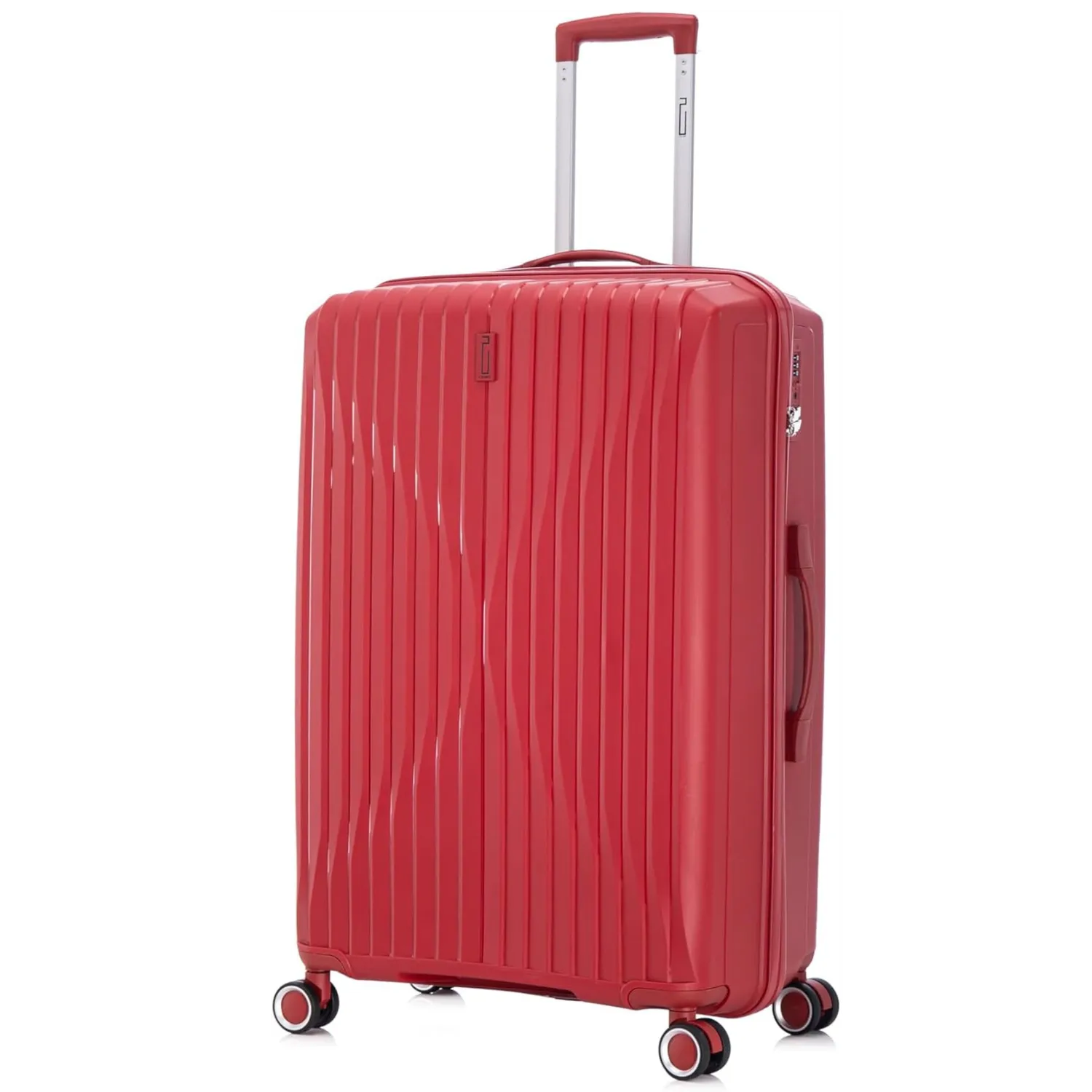CELIMS SkyCruiser set 3 valigie rosso polipropilene