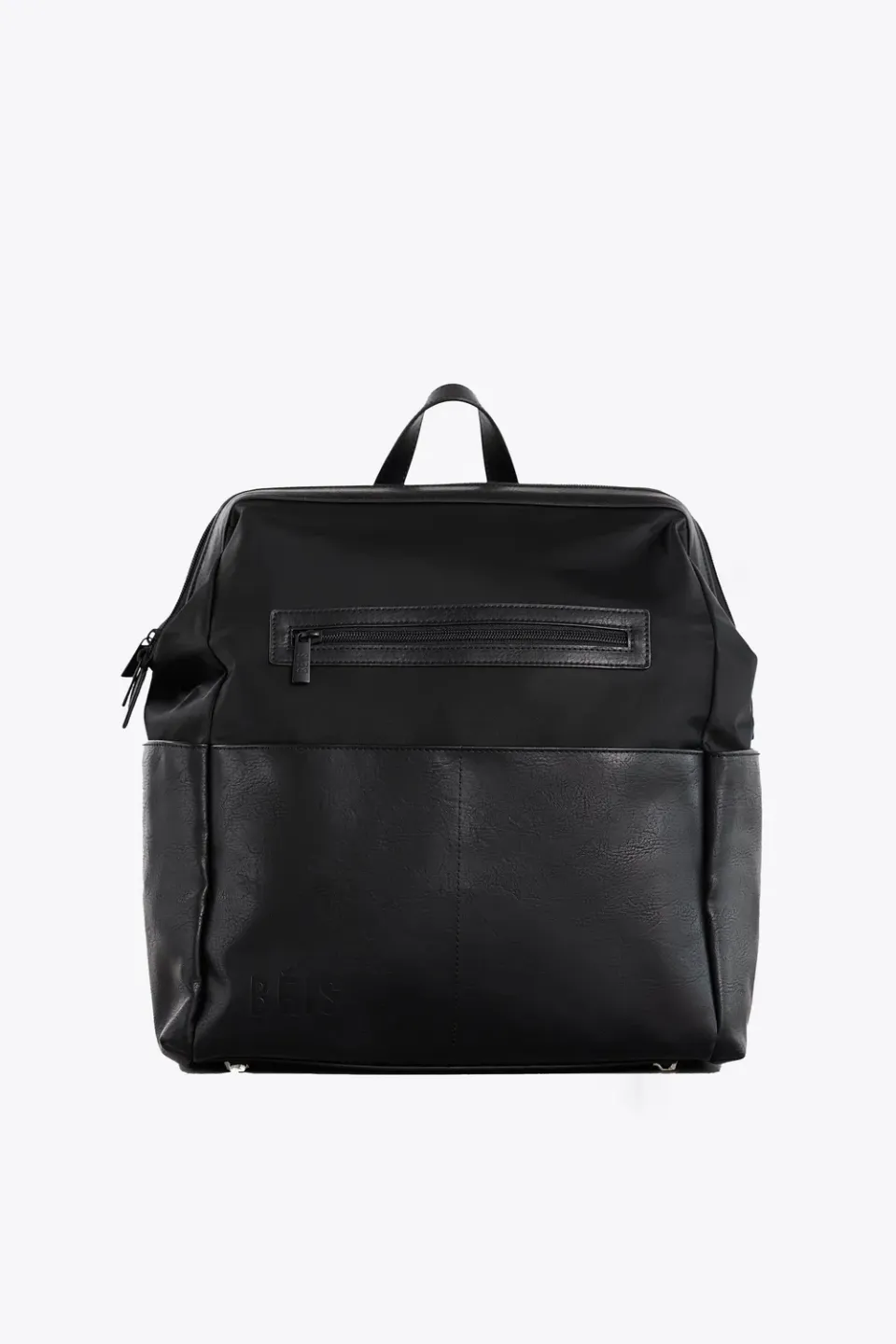 Beis Backpack Diaper Bag zaino nero fasciatoio