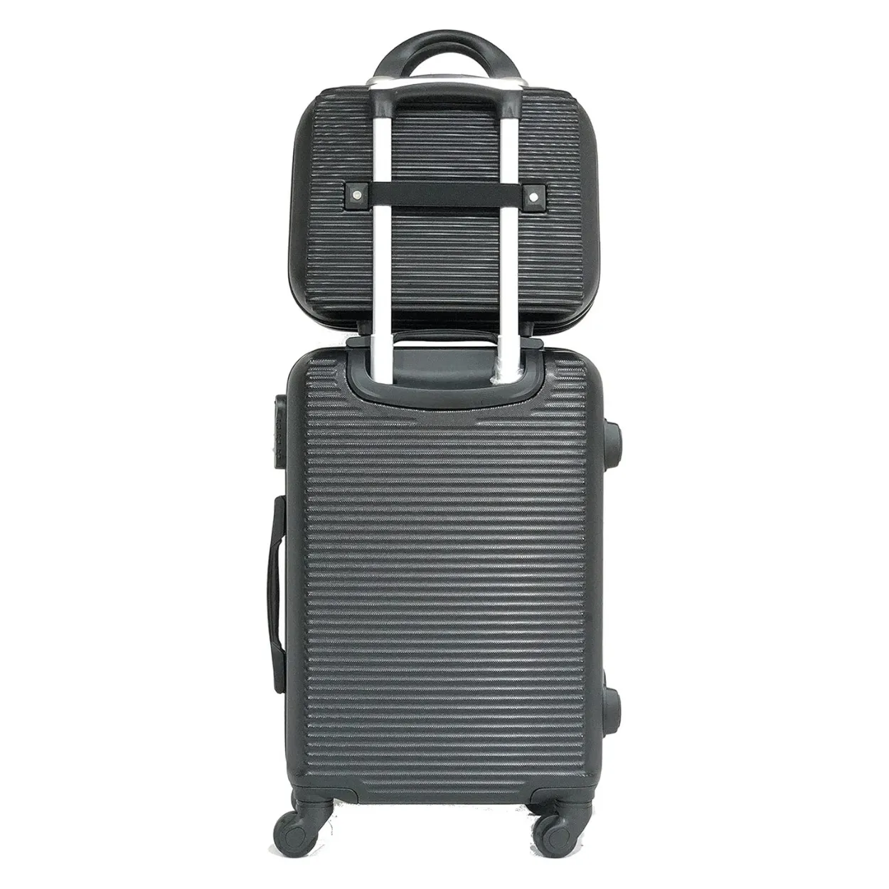 CELIMS Weekend Set 5 Pezzi Valigie ABS + Beauty nero