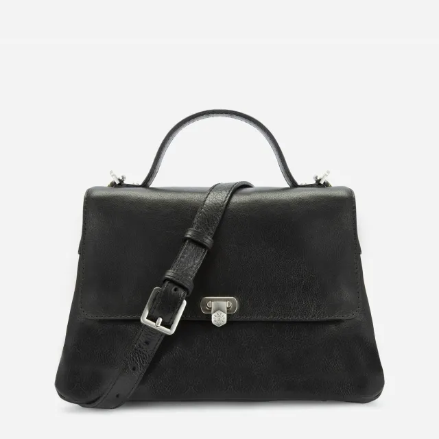 Jekyll & Hide Madrid Top-Handle borsa mano nera pelle
