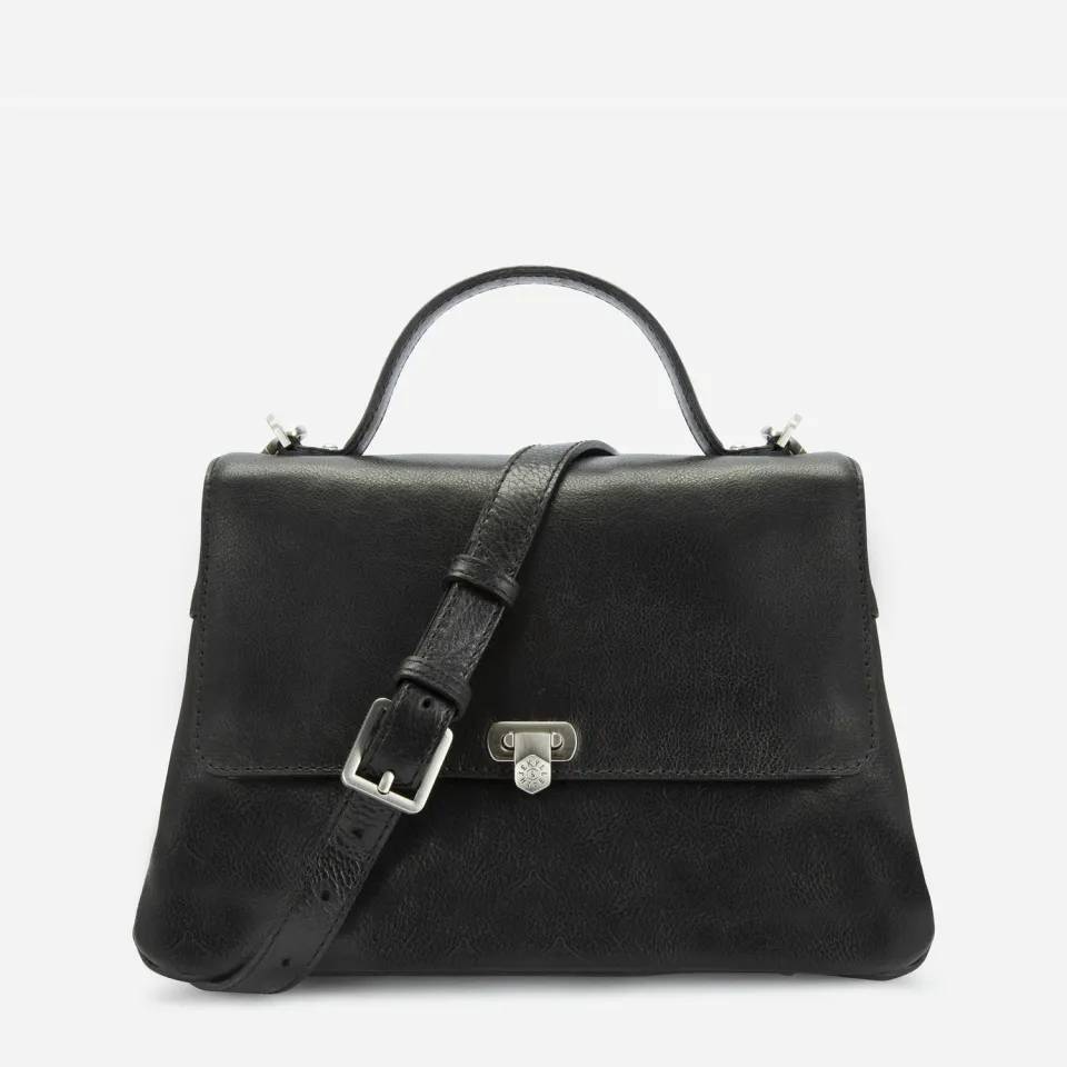 Jekyll & Hide Madrid Top-Handle borsa mano nera pelle