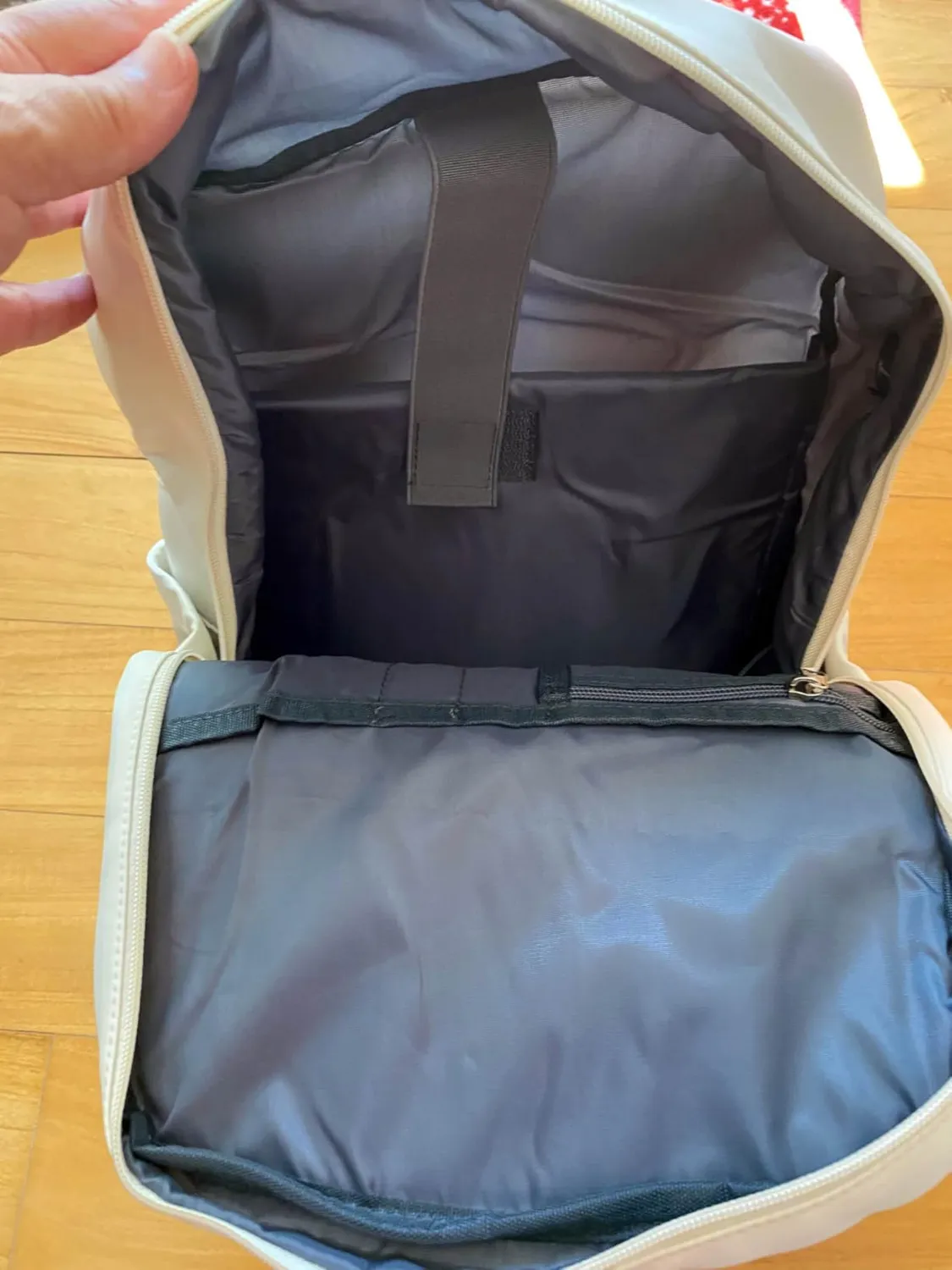 Kono Zaino Porta PC 15,6" Antifurto USB Viola/Marrone