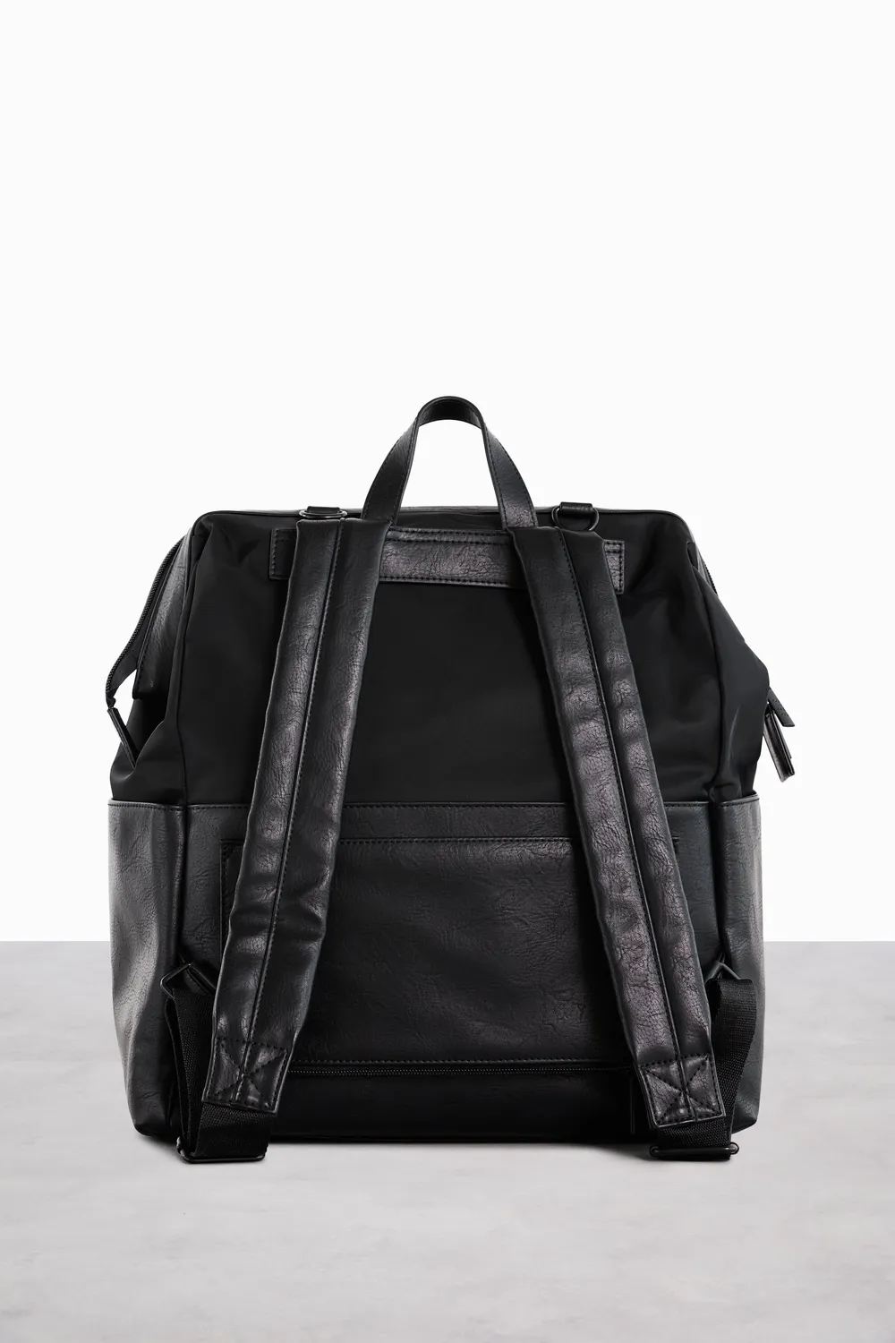 Beis Backpack Diaper Bag zaino nero fasciatoio