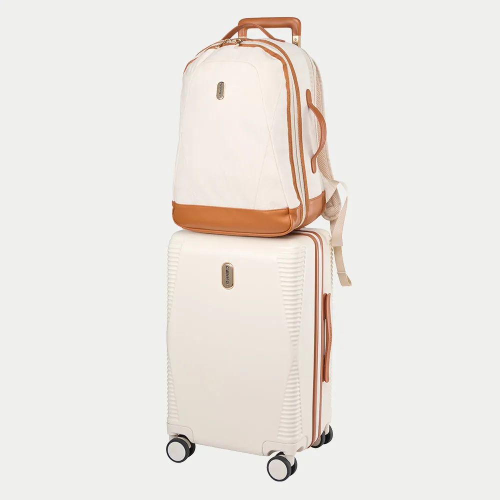 Cabin Max Lyon Santa Cruz set trolley 44L + zaino 24L perla