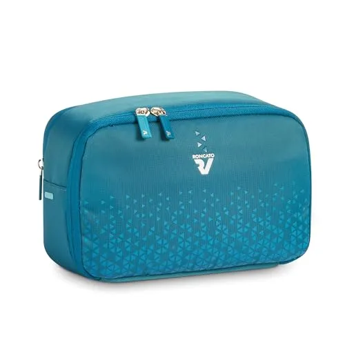 Roncato Crosslite beauty case petrolio 10 scomparti eco
