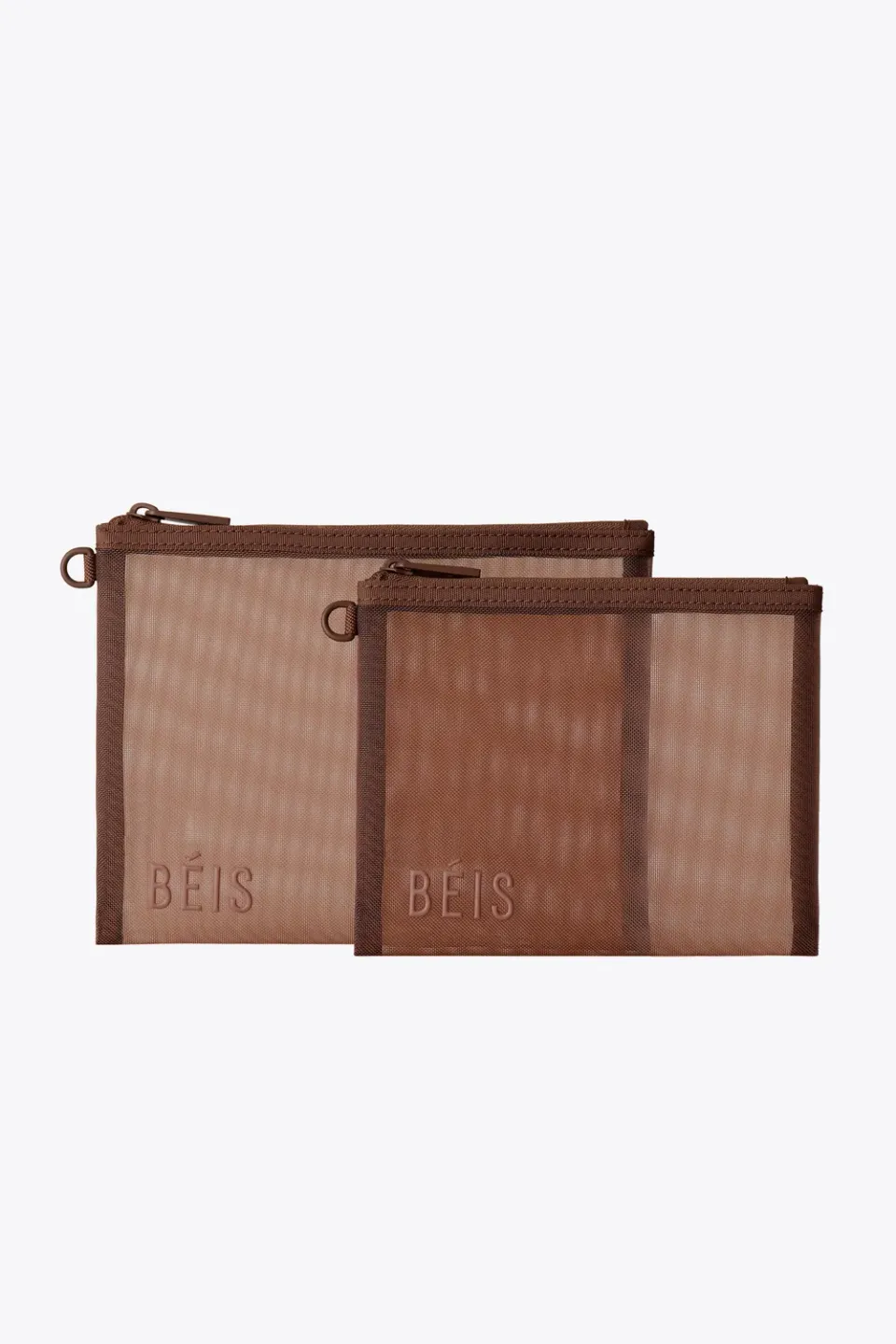 Beis Mesh Pouch Duo pochette rete maple 2 pezzi