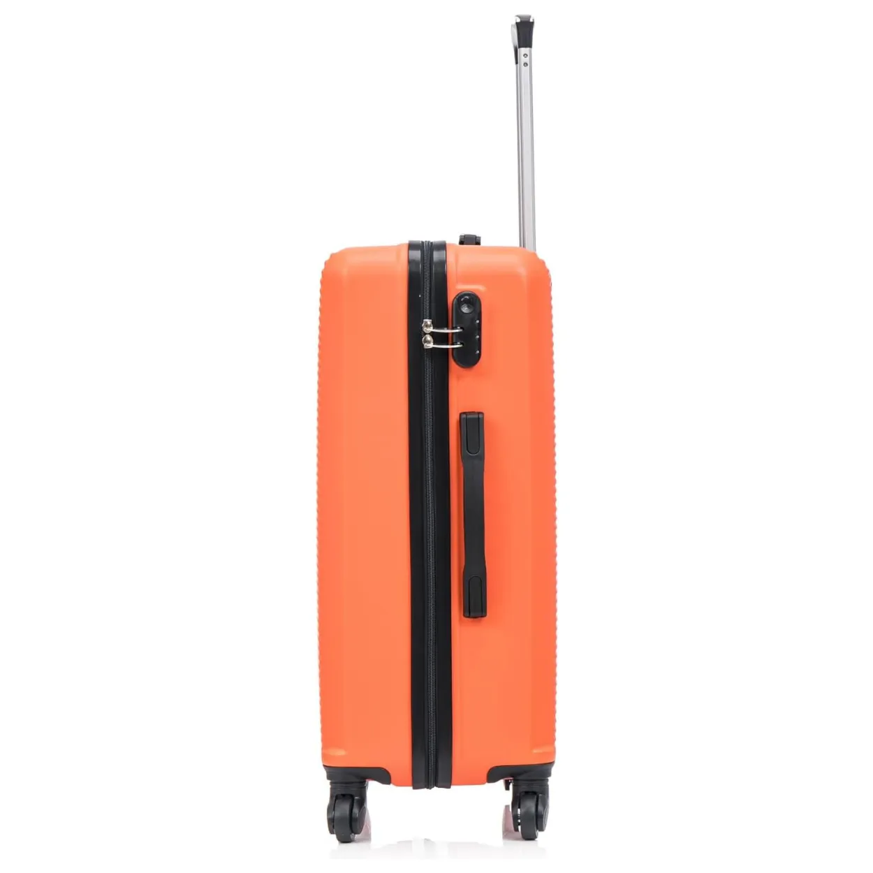 CELIMS Valigia Stiva ABS L 65 cm Arancione rigida