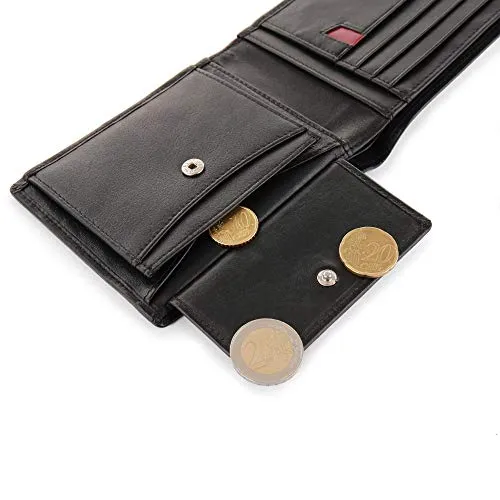 Roncato Pascal portafoglio uomo Nero pelle RFID