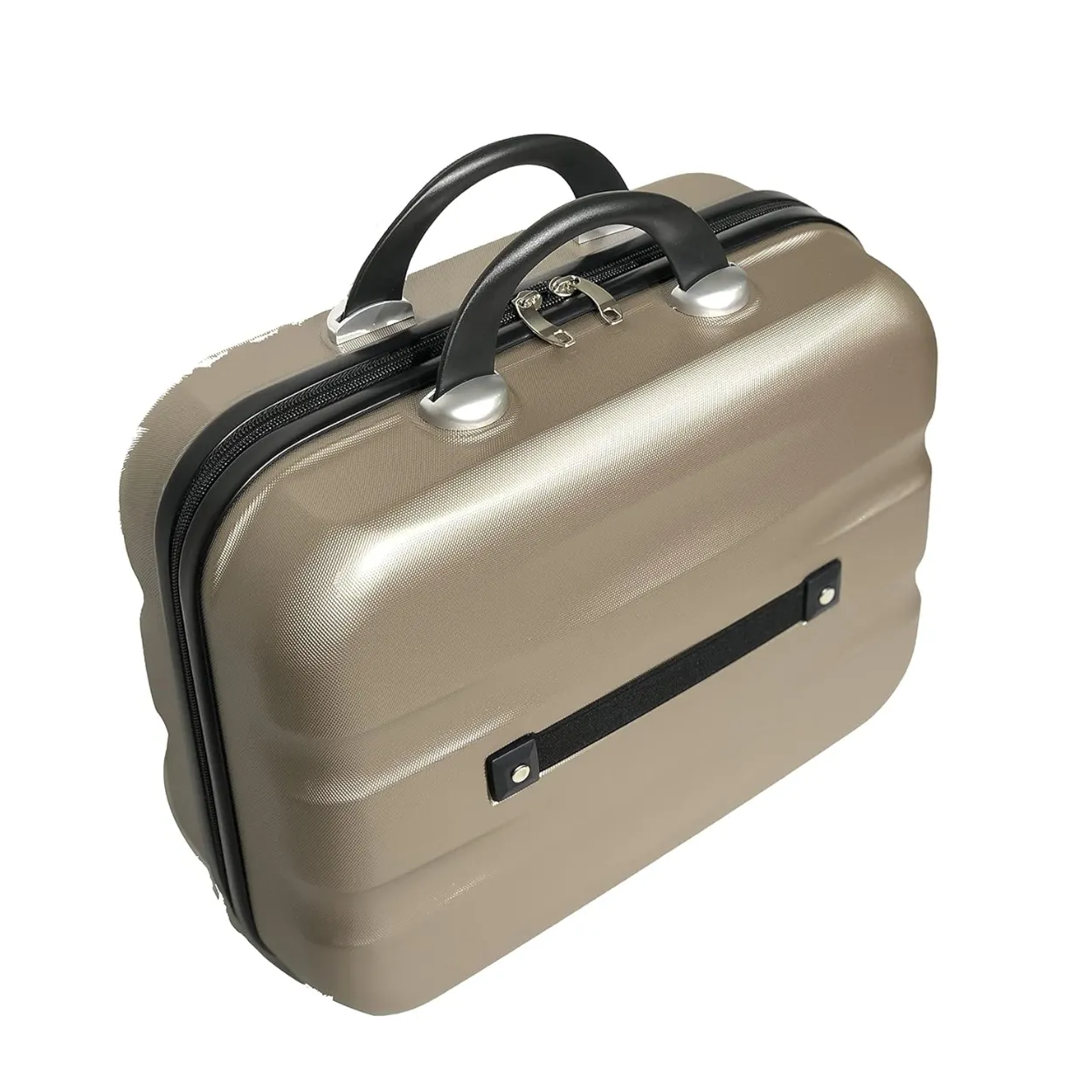 CELIMS AeroWave Valigia Stiva XL Champagne con beauty