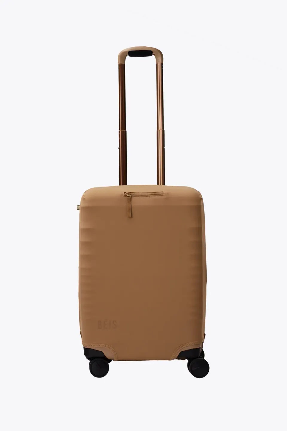 Beis Carry-On cover valigia camel