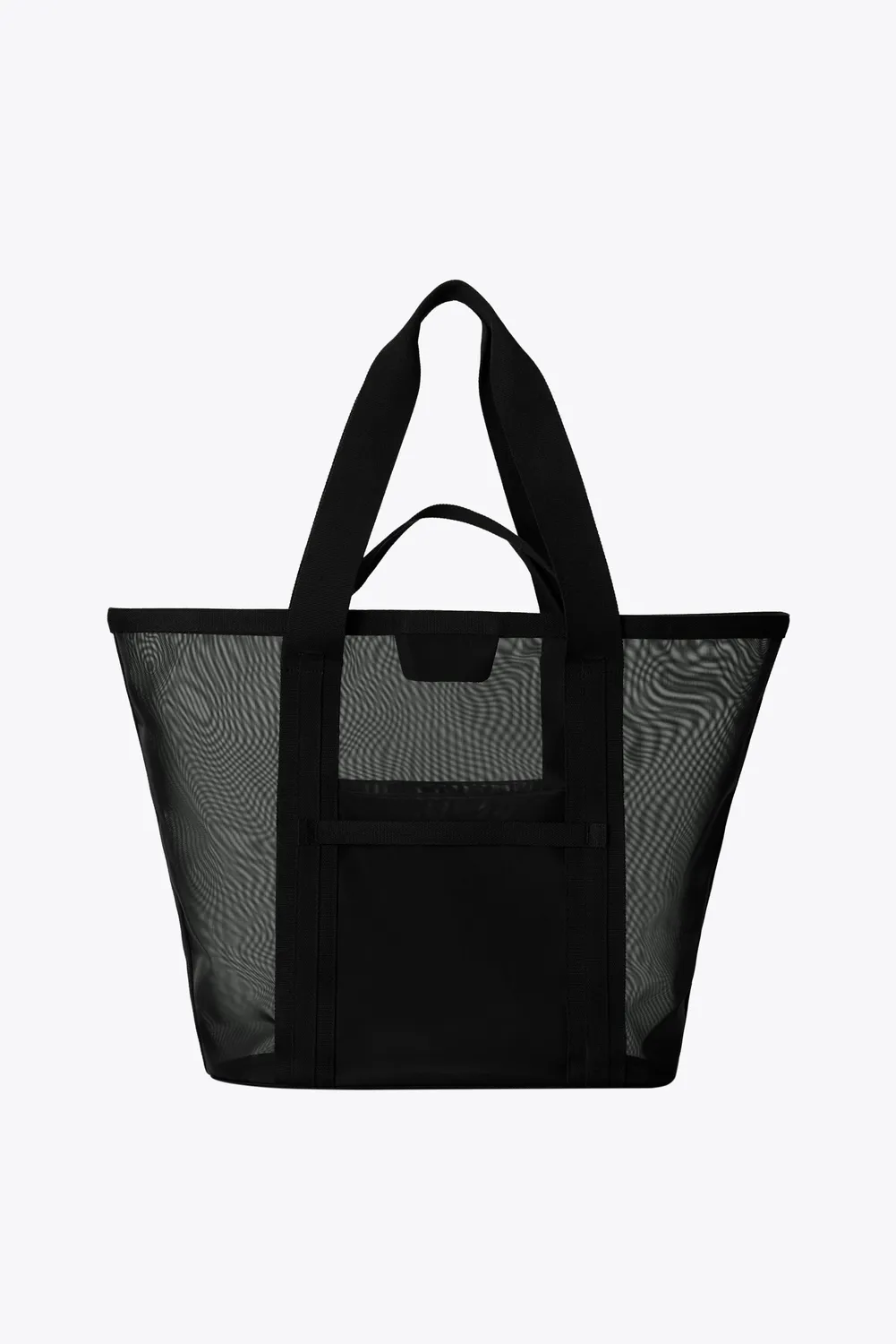 Beis Mesh Beach Tote Borsa Mare Nera Traforata