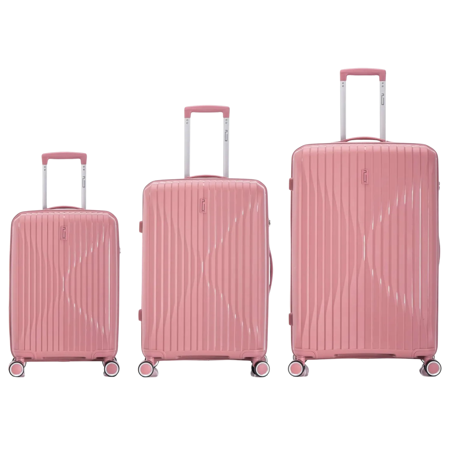 CELIMS SkyCruiser set 3 valigie rosa polipropilene
