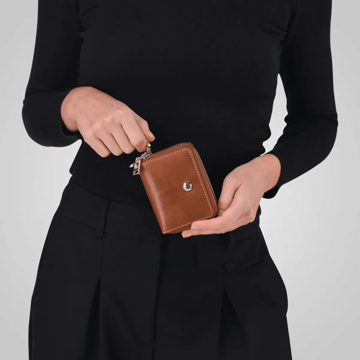 Jekyll & Hide Zulu Paris borsetta pelle Clay compatta