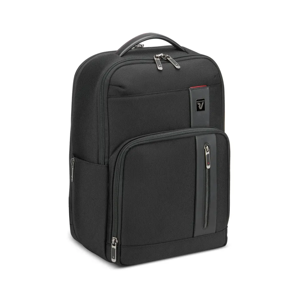 Roncato Cambridge Zaino Lavoro 40x30x15 Nero PC 14 Slim