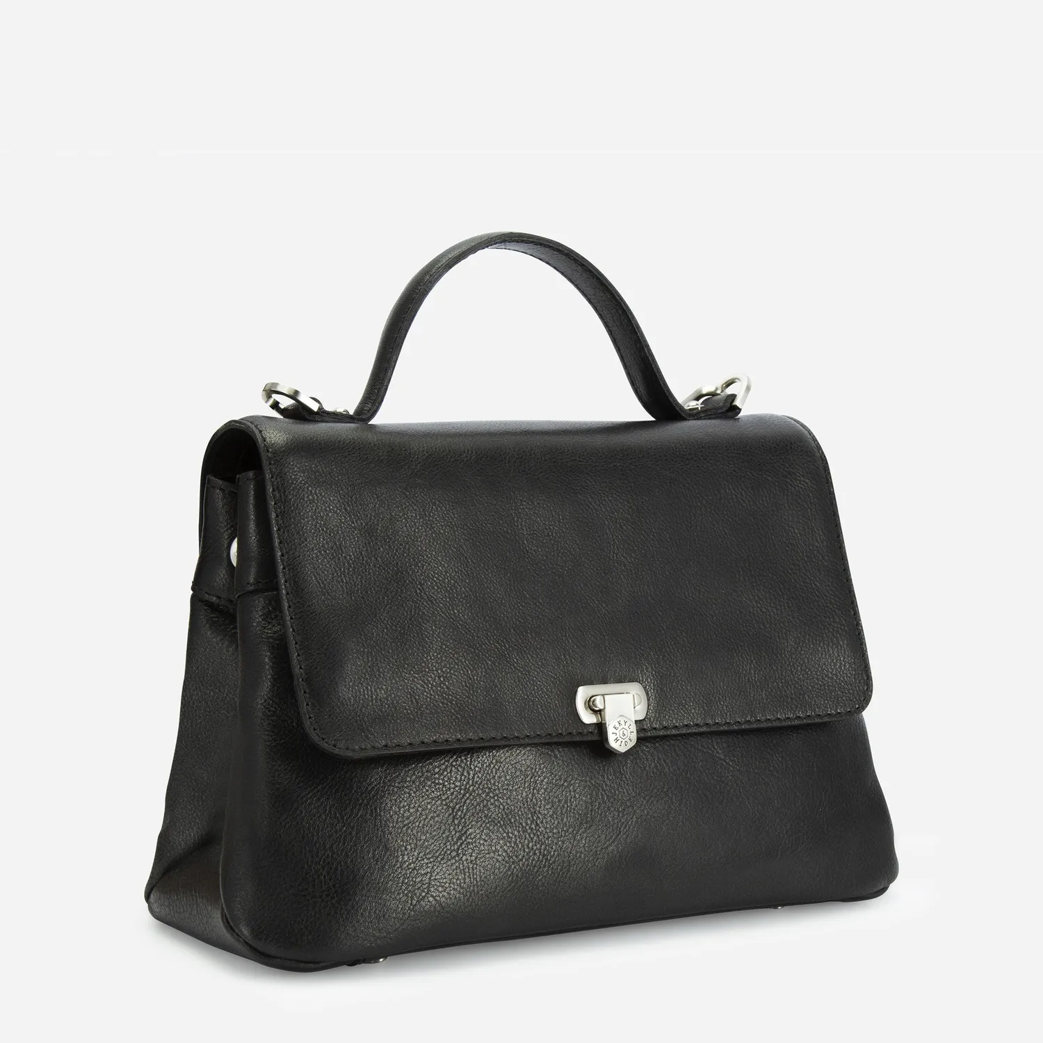 Jekyll & Hide Madrid Top-Handle borsa mano nera pelle