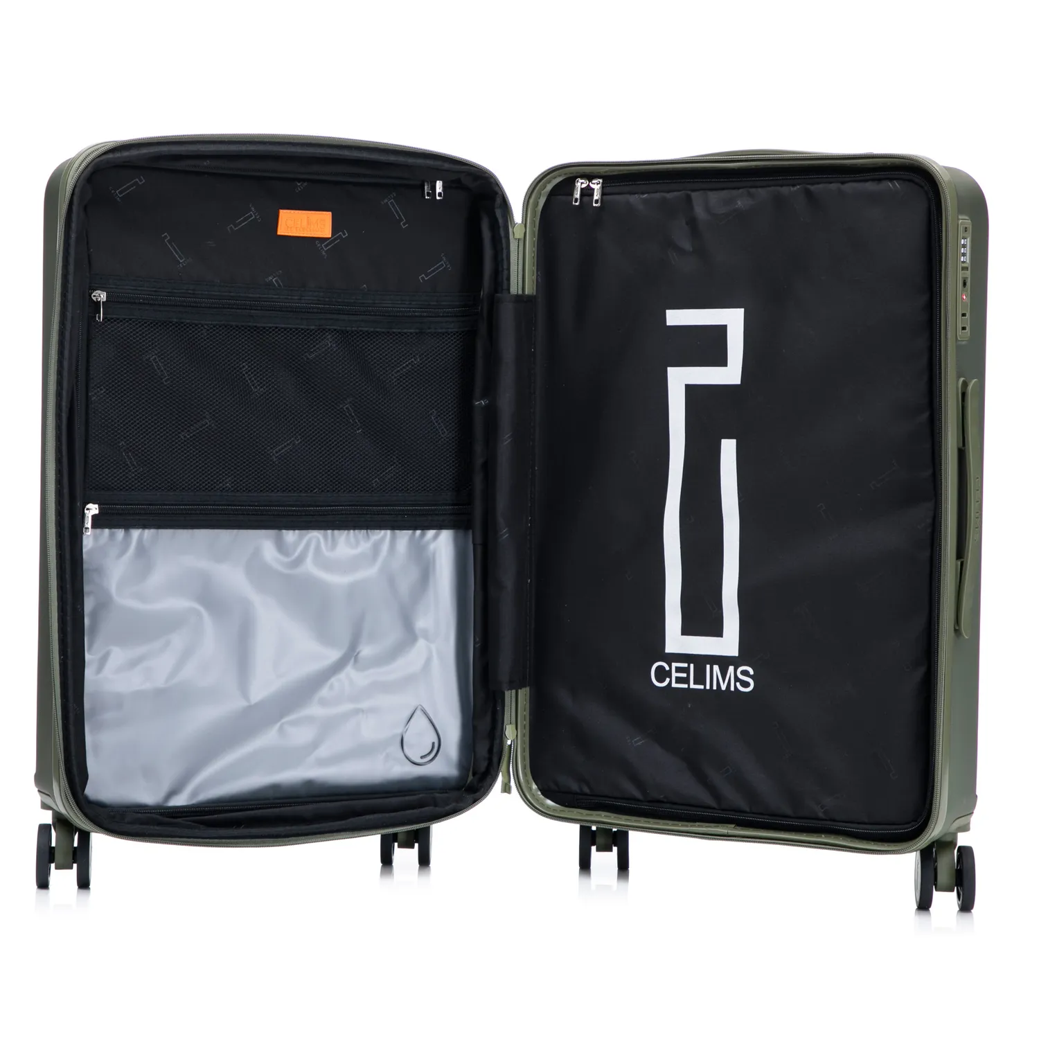 CELIMS Weekend S 55 cm valigia cabina ABS Beige leggera