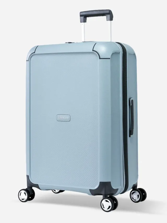 Eminent Aegis Medio Espandibile trolley azzurro rigido
