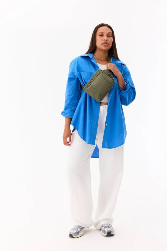 Beis Sport Sling tracolla verde oliva compatta