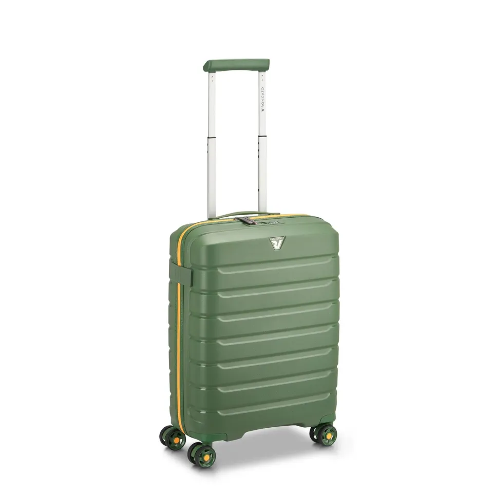 Roncato B-Flying Neon Trolley Cabina 55 cm Verde Militare rigido