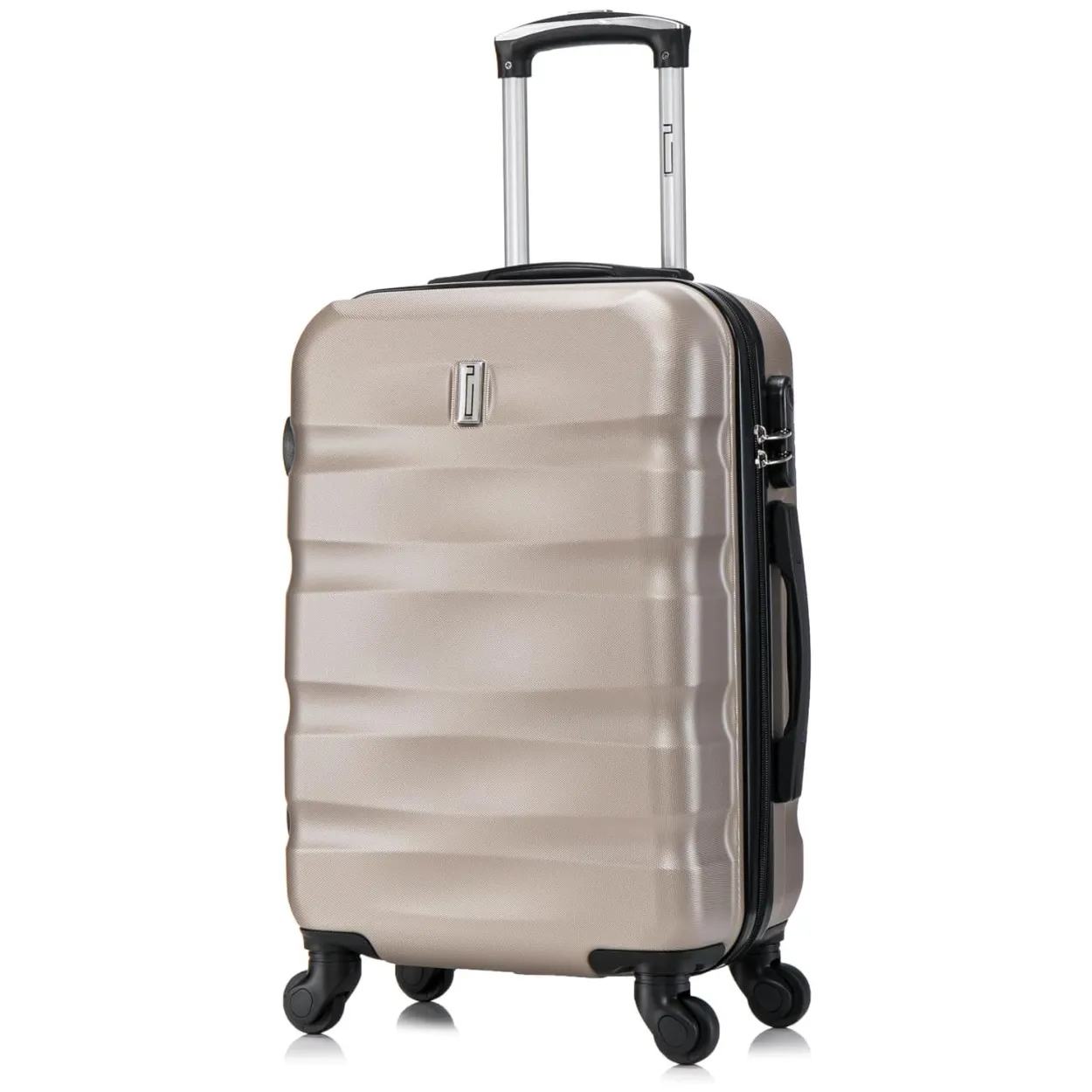 CELIMS AeroWave set 5 valigie champagne ABS 75+65+55cm