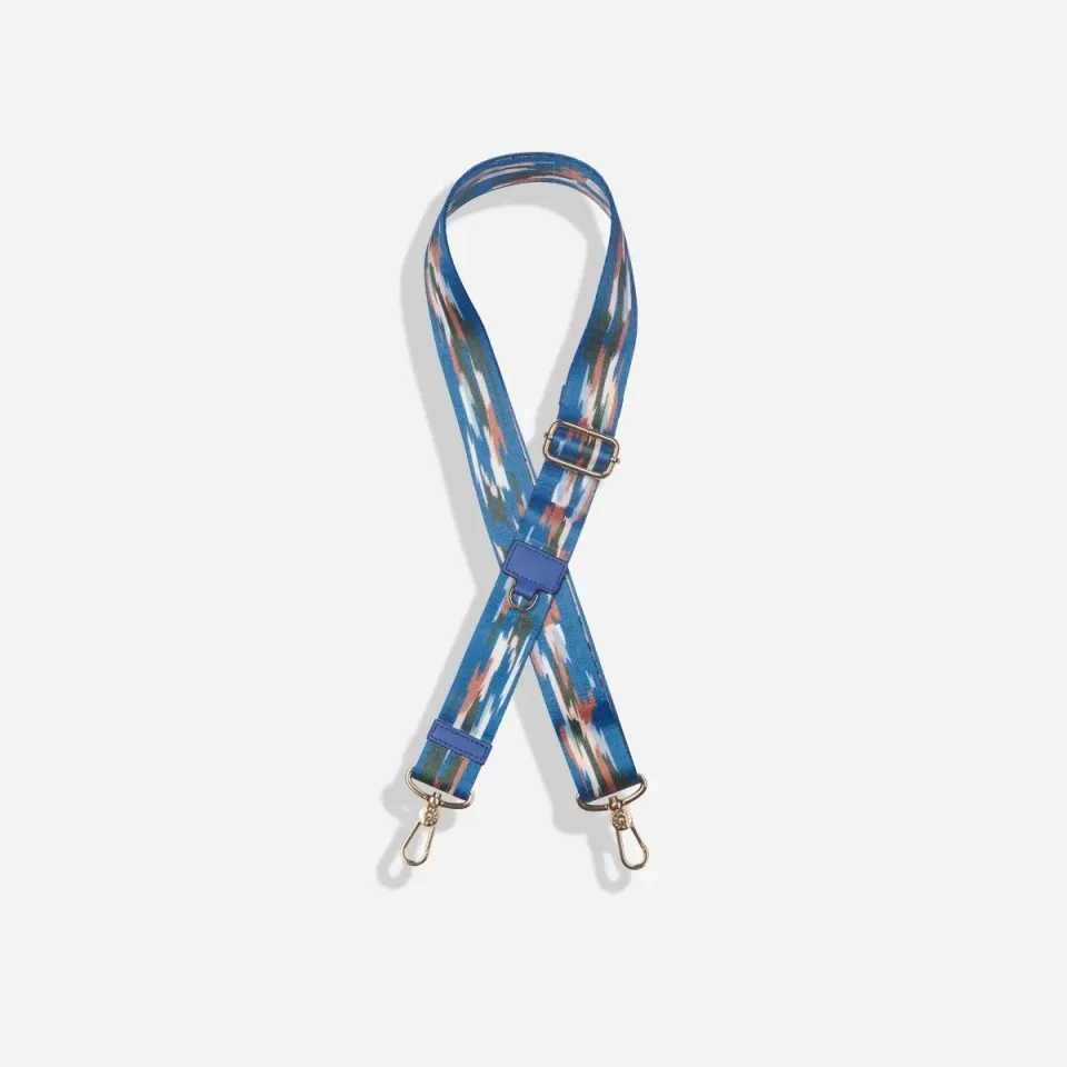 Jekyll & Hide Geneva tracolla borsa Blue Daisy Gold tessuto