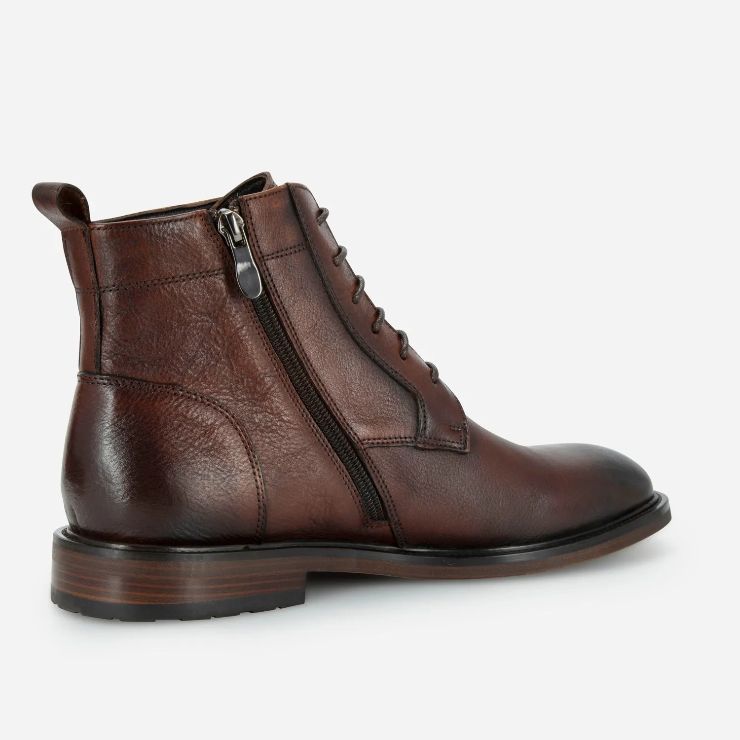 Jekyll & Hide Ankle Zip Boot Stivale Marrone Pelle Zip
