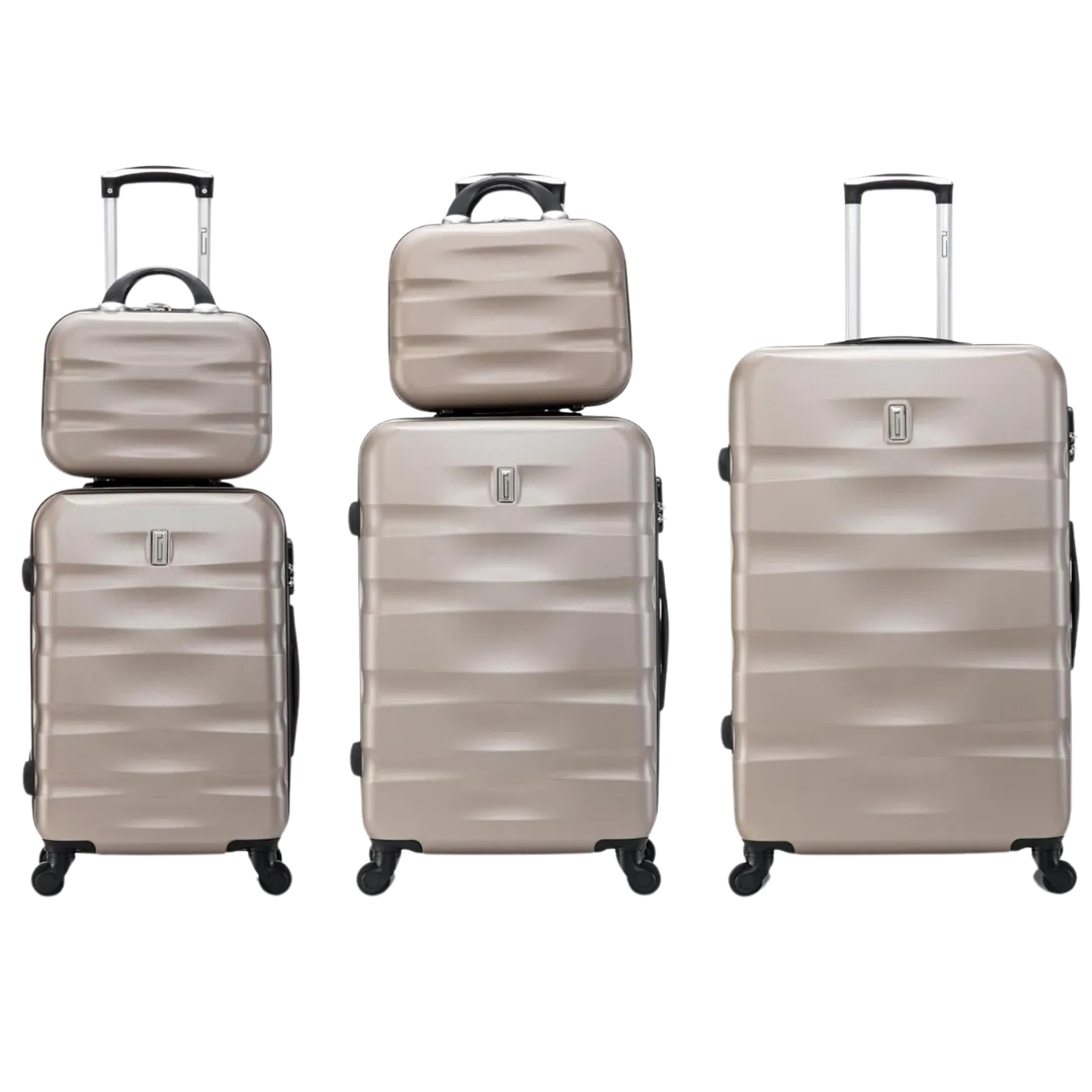 CELIMS AeroWave set valigie rigide 5 pezzi verde ABS