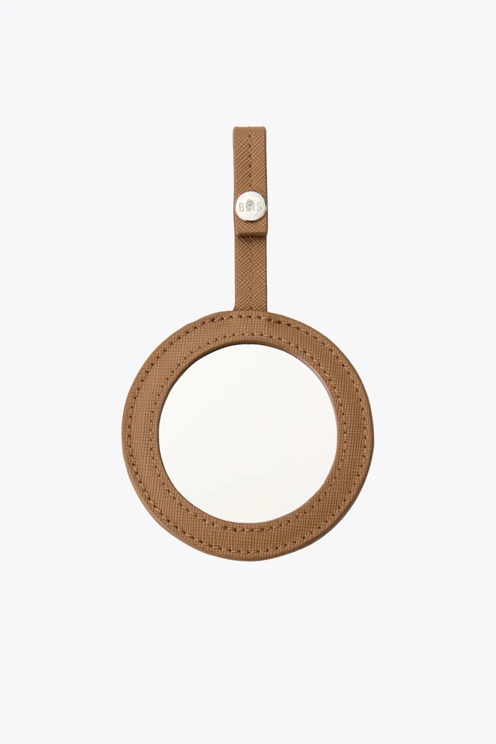 Beis Mirror Charm ciondolo specchio marrone da borsa