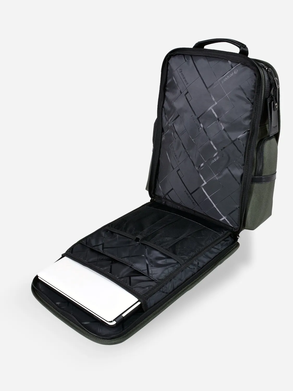 Eminent Roadmaster Zaino Verde Militare Porta PC 14 Pollici