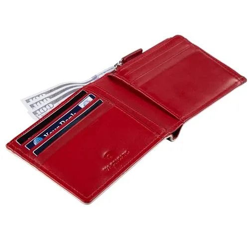 Roncato Madrid portafoglio uomo Navy/Rosso RFID